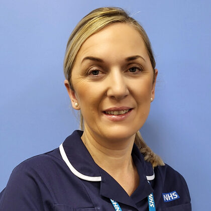 Woman in nurse uniform